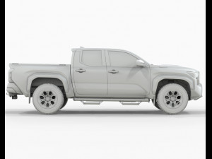 Toyota Tacoma 2024 TRD PRO 3D Model