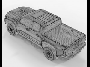 Toyota Tacoma 2024 TRD PRO 3D Model