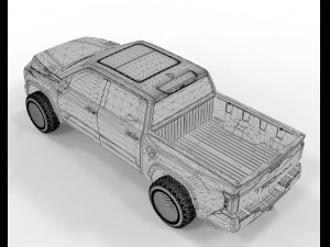 Toyota Tundra 2023 Model 3D