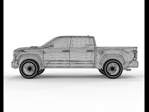 Toyota Tundra 2023 Model 3D