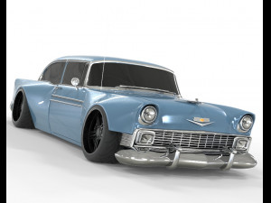 Chevrolet Bel Air 1957 Modified 3D Model
