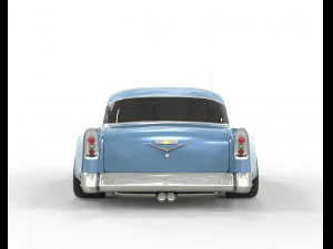 Chevrolet Bel Air 1957 Modified 3D Model