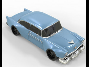 Chevrolet Bel Air 1957 Modified 3D Model