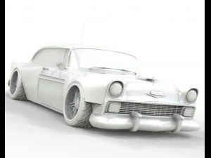 Chevrolet Bel Air 1957 Modified 3D Model