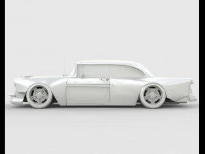 Chevrolet Bel Air 1957 Modified 3D Model