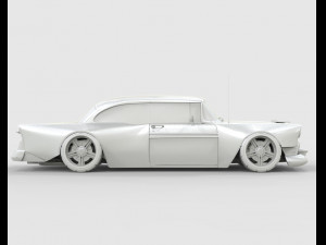 Chevrolet Bel Air 1957 Modified 3D Model