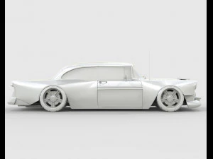 Chevrolet Bel Air 1957 Modified 3D Model