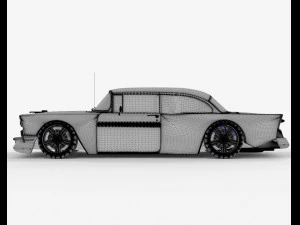Chevrolet Bel Air 1957 Modified 3D Model
