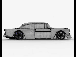 Chevrolet Bel Air 1957 Modified 3D Model
