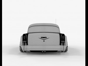 Chevrolet Bel Air 1957 Modified 3D Model