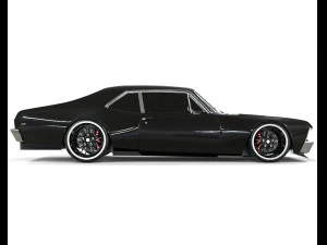 Chevrolet Nova 1970 Modified 3D Model
