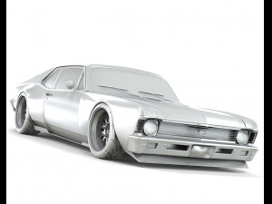 Chevrolet Nova 1970 Modified Model 3D