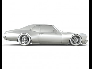 Chevrolet Nova 1970 Modified Model 3D