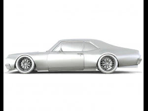 Chevrolet Nova 1970 Modified 3D Model