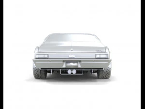 Chevrolet Nova 1970 Modified 3D Model