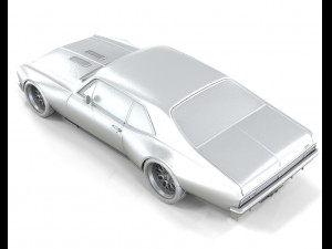 Chevrolet Nova 1970 Modified Model 3D