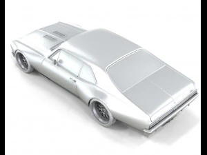 Chevrolet Nova 1970 Modified 3D Model