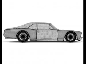 Chevrolet Nova 1970 Modified 3D Model