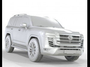 Toyota Land Cruiser 300 2023 3D Model