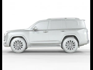 Toyota Land Cruiser 300 2023 3D Model