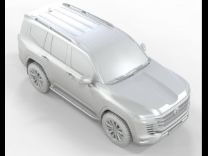Toyota Land Cruiser 300 2023 3D Model