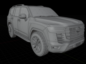 Toyota Land Cruiser 300 2023 3D Model