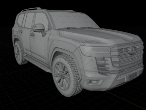 Toyota Land Cruiser 300 2023 3D Model