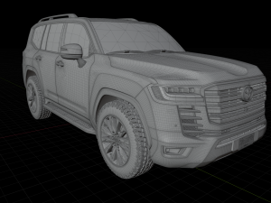 Toyota Land Cruiser 300 2023 3D Model