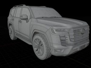 Toyota Land Cruiser 300 2023 3D Model