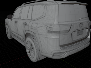 Toyota Land Cruiser 300 2023 3D Model