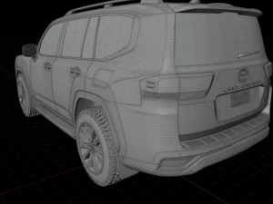 Toyota Land Cruiser 300 2023 3D Model