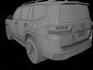 Toyota Land Cruiser 300 2023 3D Model