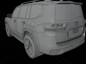 Toyota Land Cruiser 300 2023 3D Model