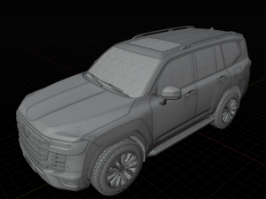 Toyota Land Cruiser 300 2023 3D Model