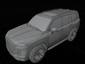 Toyota Land Cruiser 300 2023 3D Model