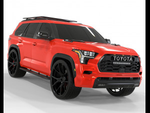 Toyota Sequoia 2023 3D Model