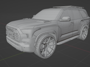 Toyota Sequoia 2023 Modelo 3D
