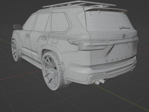 Toyota Sequoia 2023 3D Model