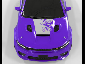 Dodge Charger Super Bee 2023 Model 3D