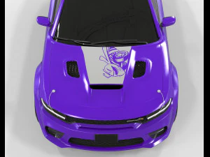 Dodge Charger Super Bee 2023 3D Model