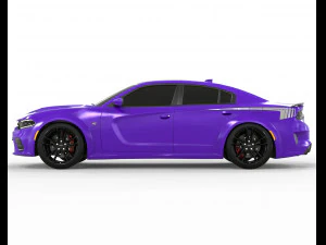 Dodge Charger Super Bee 2023 3D Model