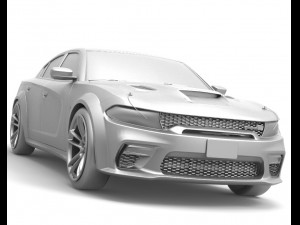 Dodge Charger Super Bee 2023 Model 3D