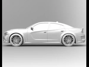 Dodge Charger Super Bee 2023 3D Model
