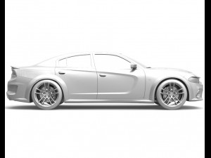 Dodge Charger Super Bee 2023 Model 3D
