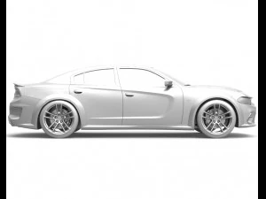 Dodge Charger Super Bee 2023 3D Model