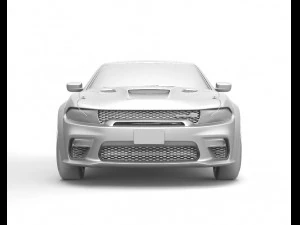 Dodge Charger Super Bee 2023 3D Model