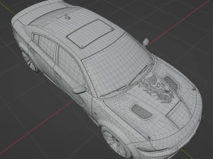 Dodge Charger Super Bee 2023 3D Model