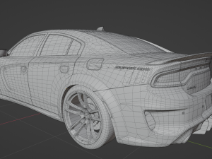 Dodge Charger Super Bee 2023 Model 3D
