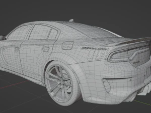 Dodge Charger Super Bee 2023 3D Model
