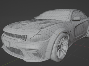 Dodge Charger Super Bee 2023 Model 3D